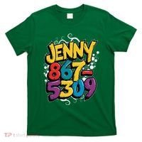 Nostalgic Jenny Phone Number 867 5309 Retro Music 80s Funny T-Shirt thumb 0