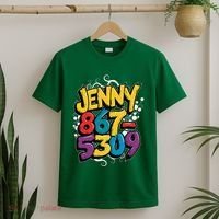 Nostalgic Jenny Phone Number 867 5309 Retro Music 80s Funny T-Shirt thumb 2