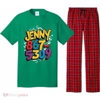 Nostalgic Jenny Phone Number 867 5309 Retro Music 80s Funny Pajama Set thumb 0