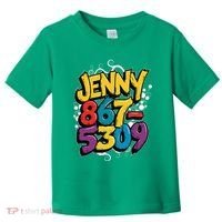 Nostalgic Jenny Phone Number 867 5309 Retro Music 80s Funny Toddler T-Shirt thumb 0