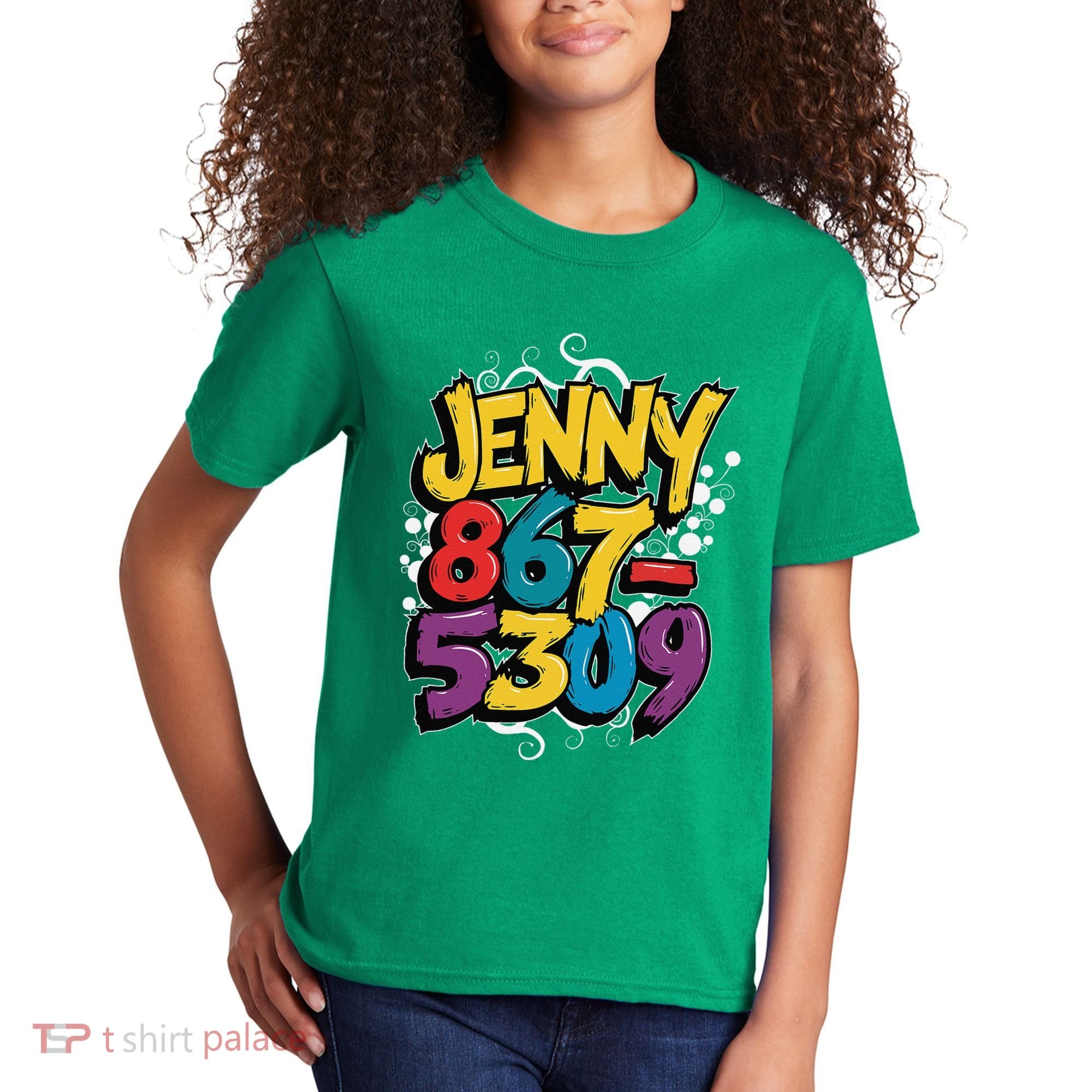 Nostalgic Jenny Phone Number 867 5309 Retro Music 80s Funny Kids T-Shirt