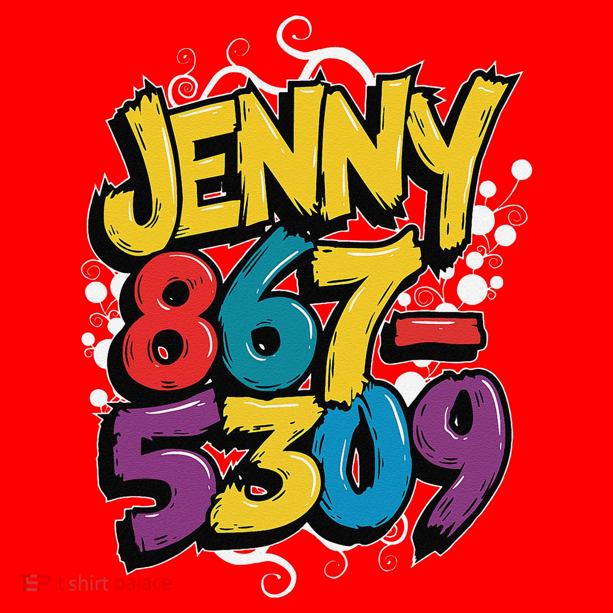 Nostalgic Jenny Phone Number 867 5309 Retro Music 80s Funny Santa Hat