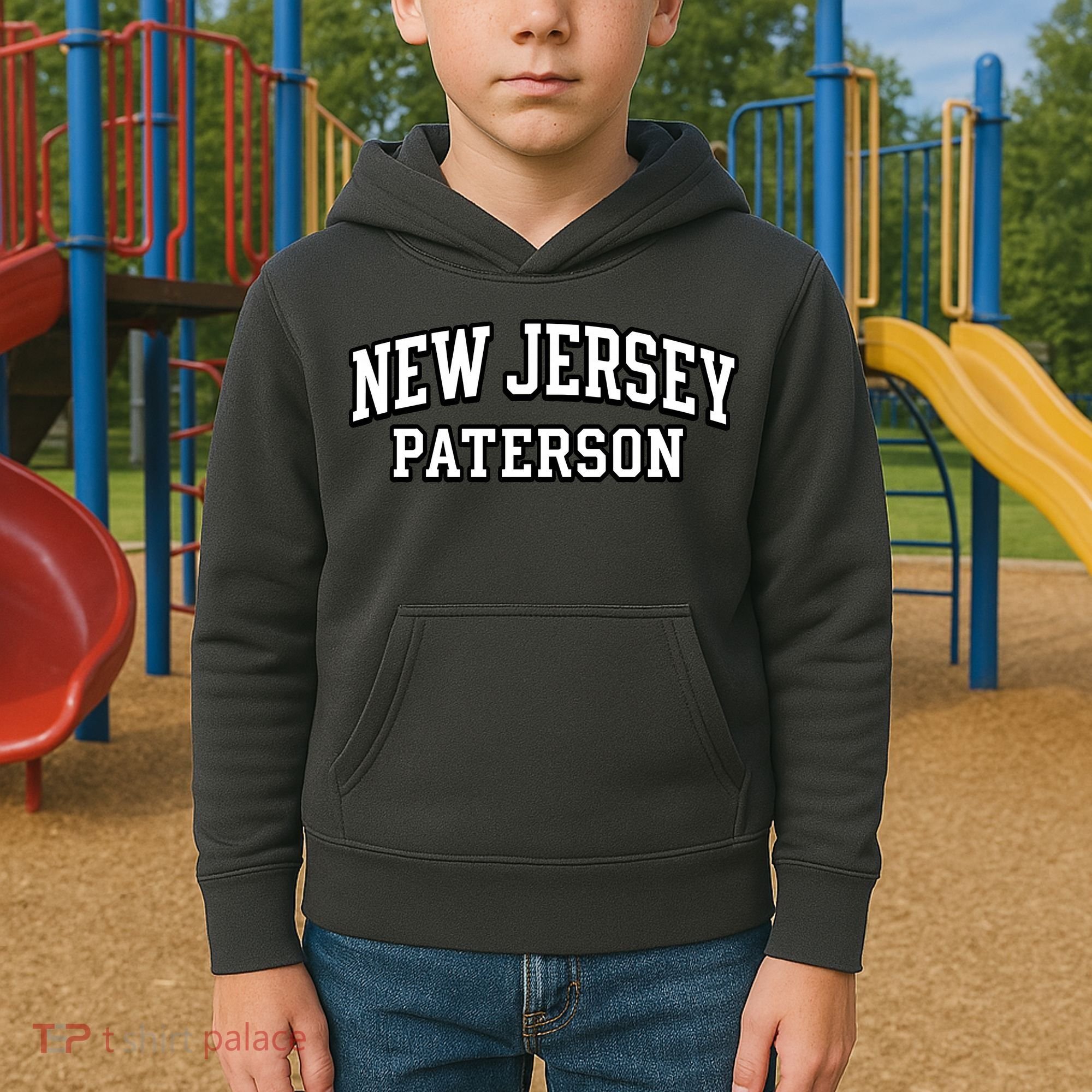 New Jersey Paterson Kids Hoodie