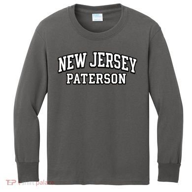 New Jersey Paterson Kids Long Sleeve Shirt