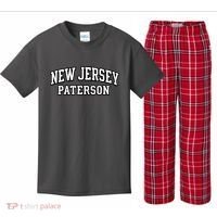 New Jersey Paterson Kids Plaid Pajama Set thumb 0