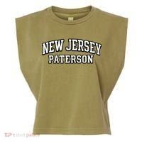 New Jersey Paterson Garment-Dyed Women's Muscle Tee thumb 0