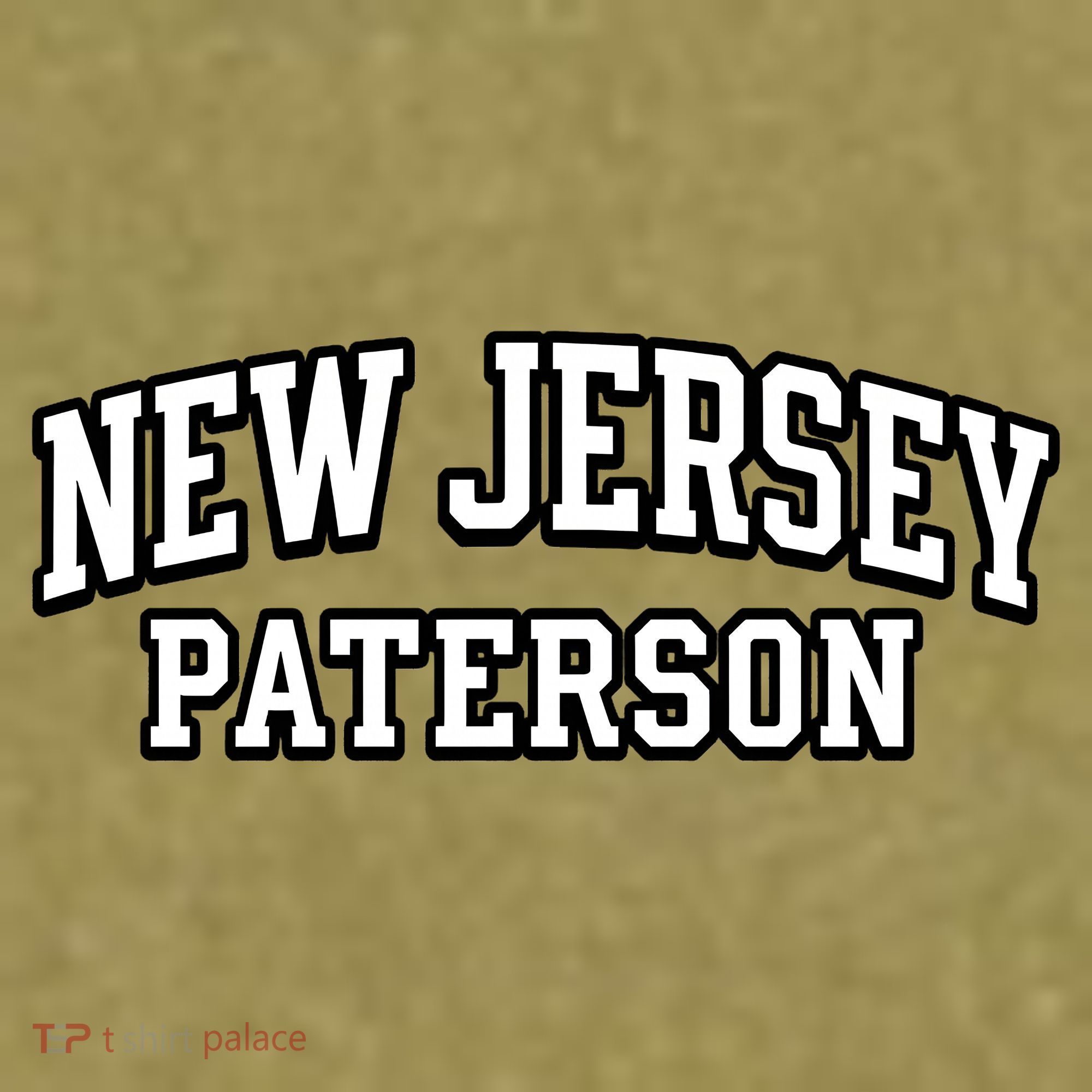 New Jersey Paterson Garment-Dyed Women's Muscle Tee