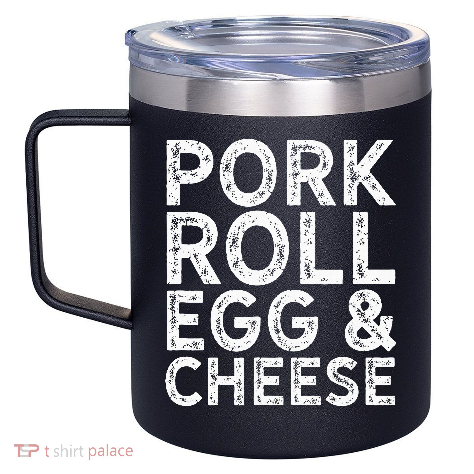 New Jersey Pork Roll Egg And Cheese 12oz Stainless Steel Coffee Mug