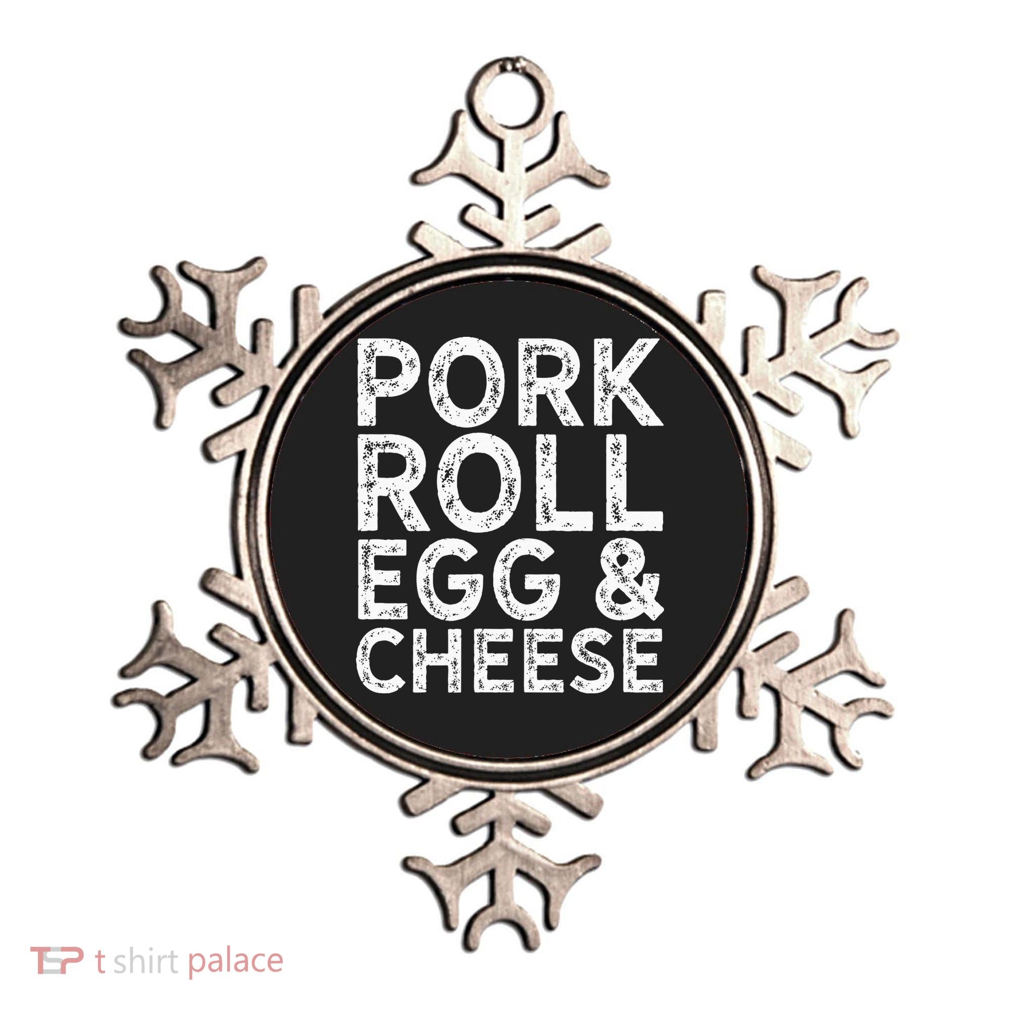 New Jersey Pork Roll Egg And Cheese Ornament