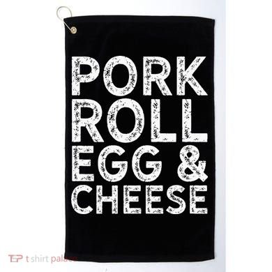 New Jersey Pork Roll Egg And Cheese Golf Towel