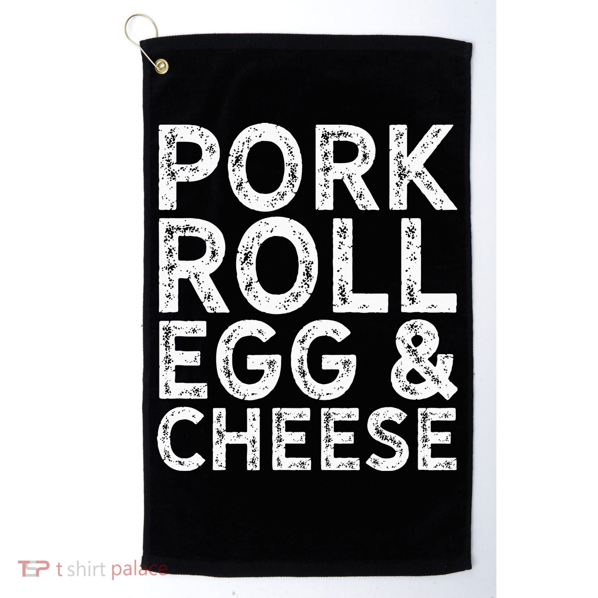 New Jersey Pork Roll Egg And Cheese Golf Towel