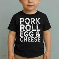 New Jersey Pork Roll Egg And Cheese Toddler T-Shirt thumb 2