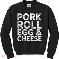 New Jersey Pork Roll Egg And Cheese Kids Sweatshirt thumb 0
