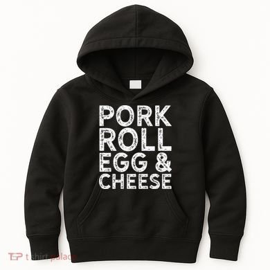 New Jersey Pork Roll Egg And Cheese Kids Hoodie