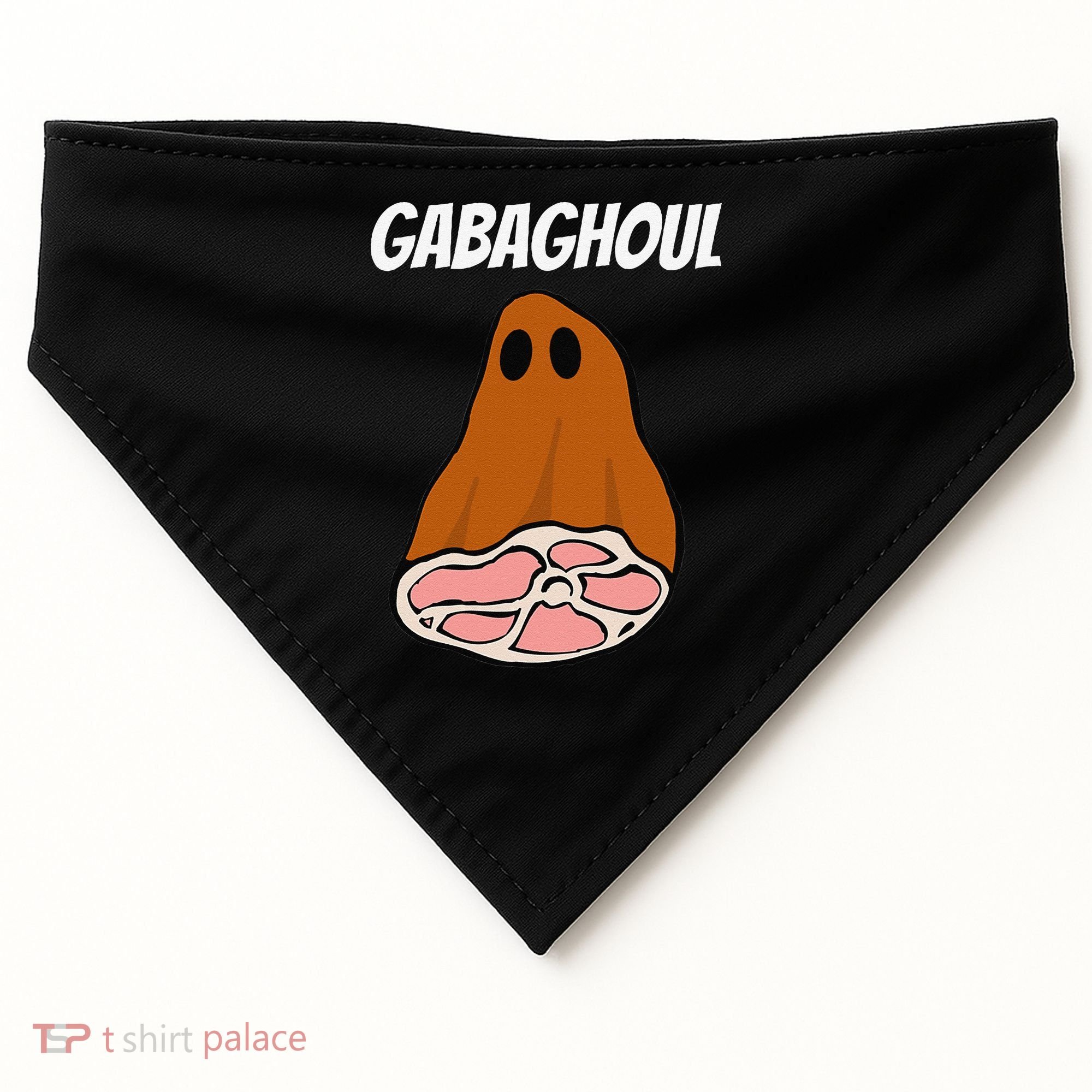 New Jersey Slang Halloween Dry Cured Meat Gabaghoul Gabagool USA-Made Doggie Bandana