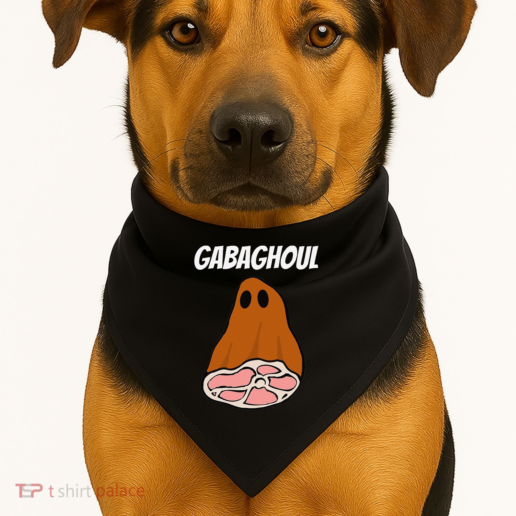 New Jersey Slang Halloween Dry Cured Meat Gabaghoul Gabagool USA-Made Doggie Bandana