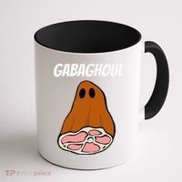 New Jersey Slang Halloween Dry Cured Meat Gabaghoul Gabagool Coffee Mug thumb 1