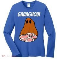 New Jersey Slang Halloween Dry Cured Meat Gabaghoul Gabagool Women's Long Sleeve Shirt thumb 0