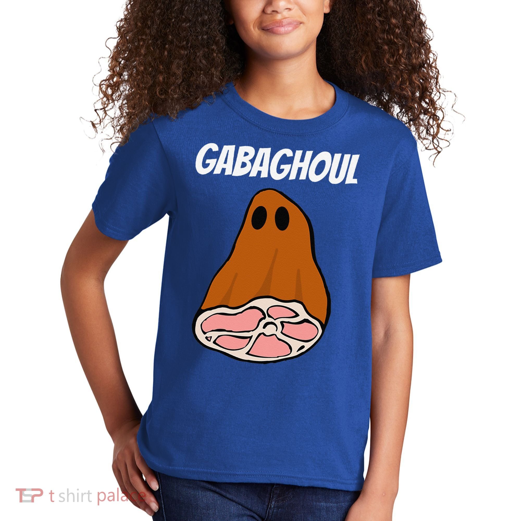 New Jersey Slang Halloween Dry Cured Meat Gabaghoul Gabagool Kids T-Shirt