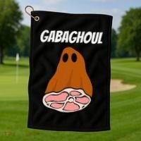 New Jersey Slang Halloween Dry Cured Meat Gabaghoul Gabagool Golf Towel thumb 1