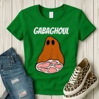New Jersey Slang Halloween Dry Cured Meat Gabaghoul Gabagool Women's T-Shirt thumb 3