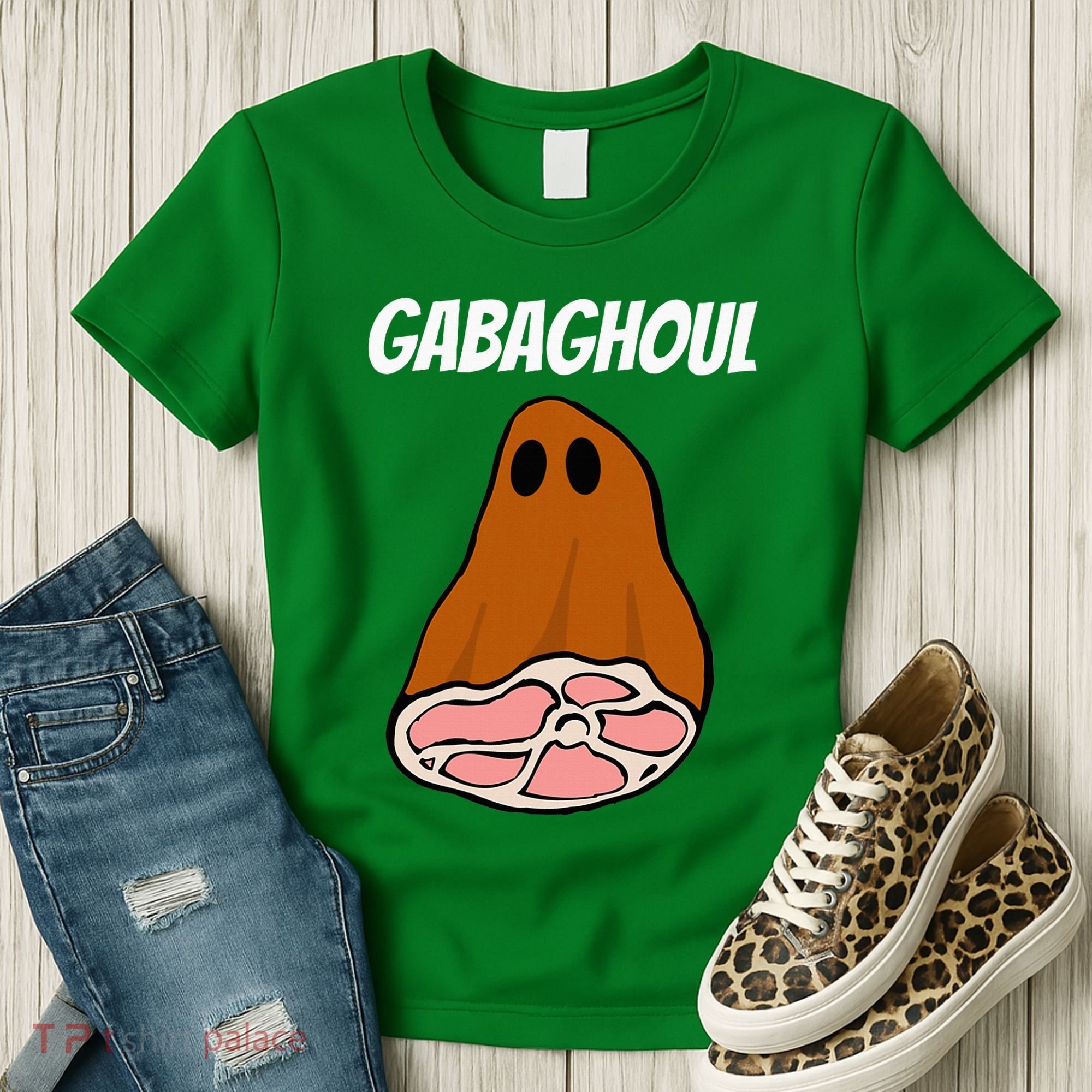 New Jersey Slang Halloween Dry Cured Meat Gabaghoul Gabagool Women's T-Shirt