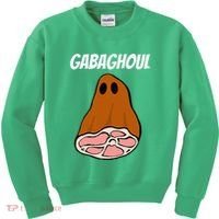 New Jersey Slang Halloween Dry Cured Meat Gabaghoul Gabagool Kids Sweatshirt thumb 0