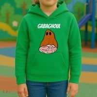 New Jersey Slang Halloween Dry Cured Meat Gabaghoul Gabagool Kids Hoodie thumb 3