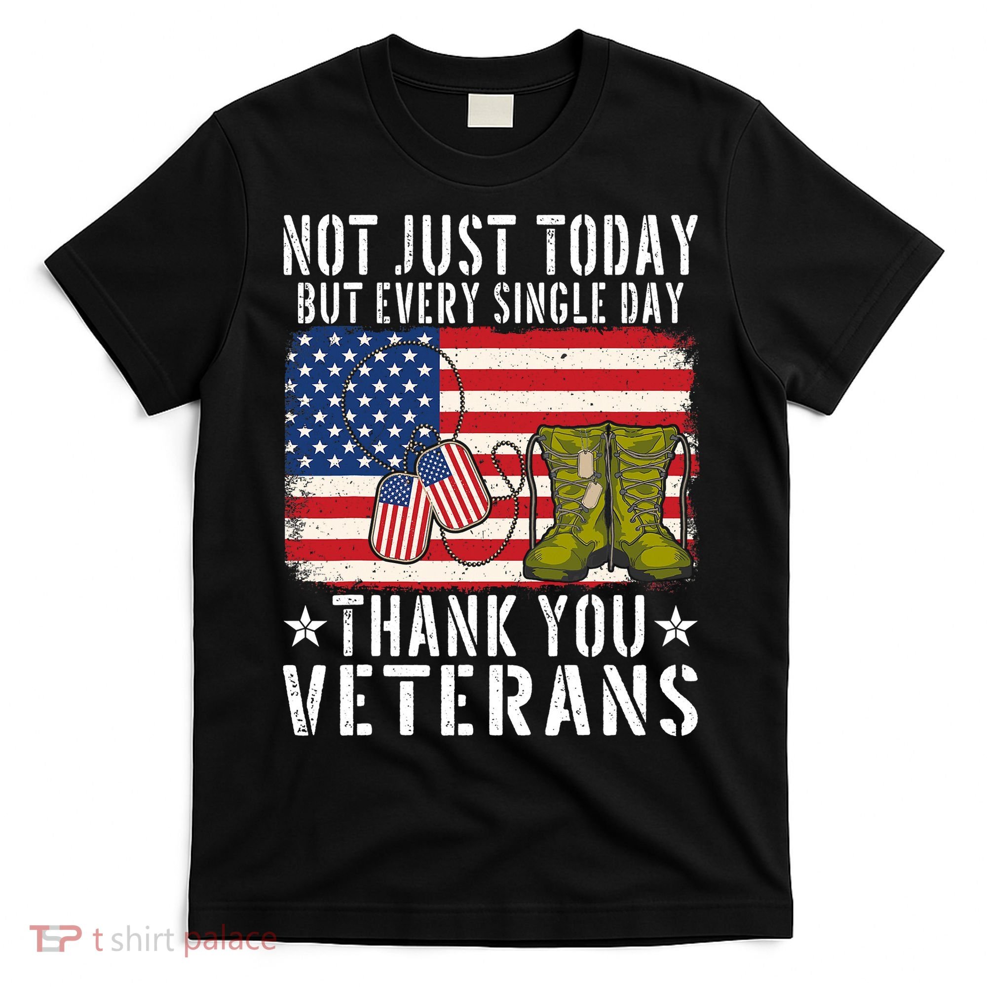 Not Just Today But Every Single Day Thank You Veterans  T-Shirt
