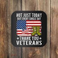 Not Just Today But Every Single Day Thank You Veterans  Coaster thumb 0