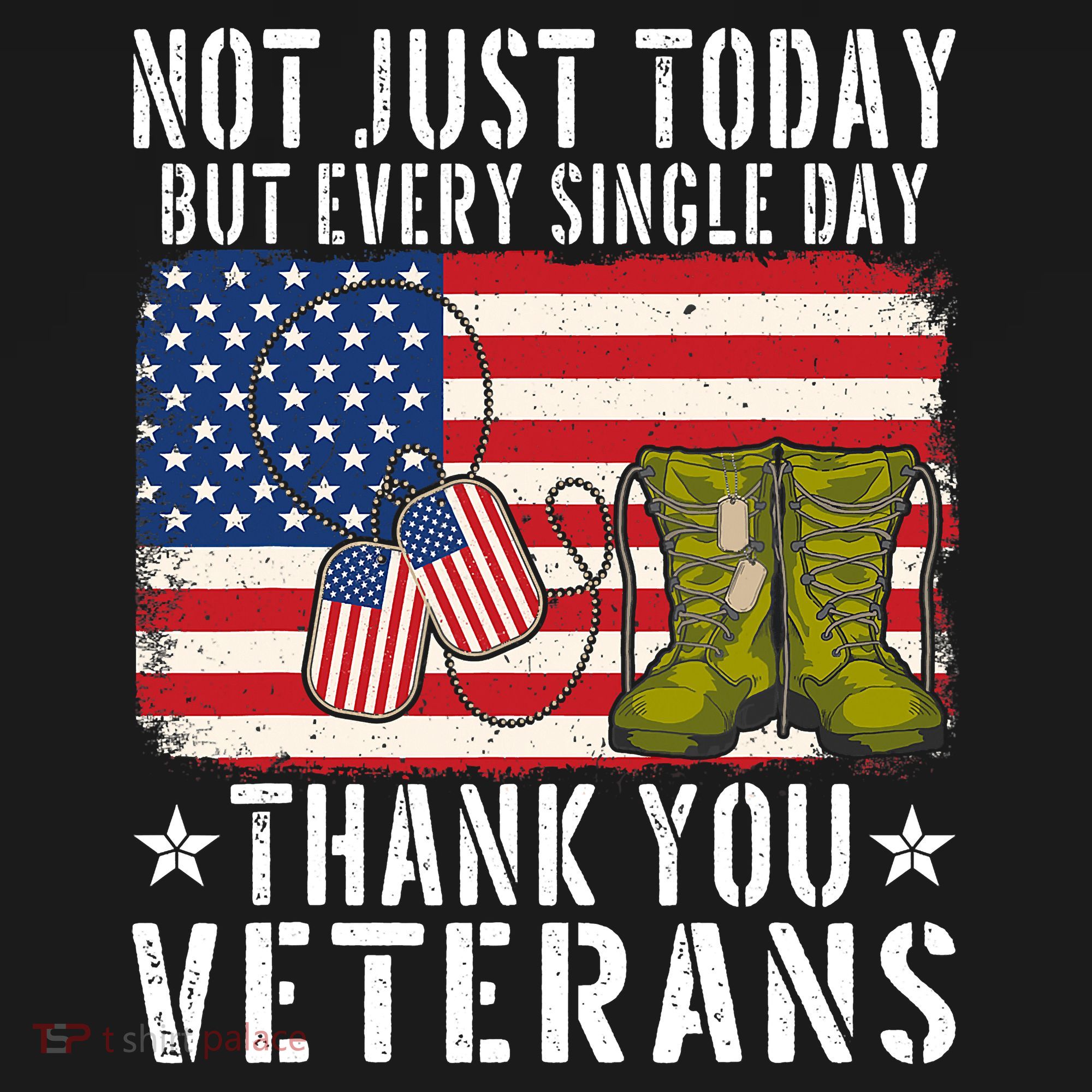 Not Just Today But Every Single Day Thank You Veterans  Women's Hoodie