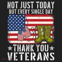 Not Just Today But Every Single Day Thank You Veterans  Hat thumb 2