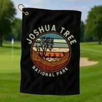 Nature Joshua Tree National Park Vacation Golf Towel thumb 1