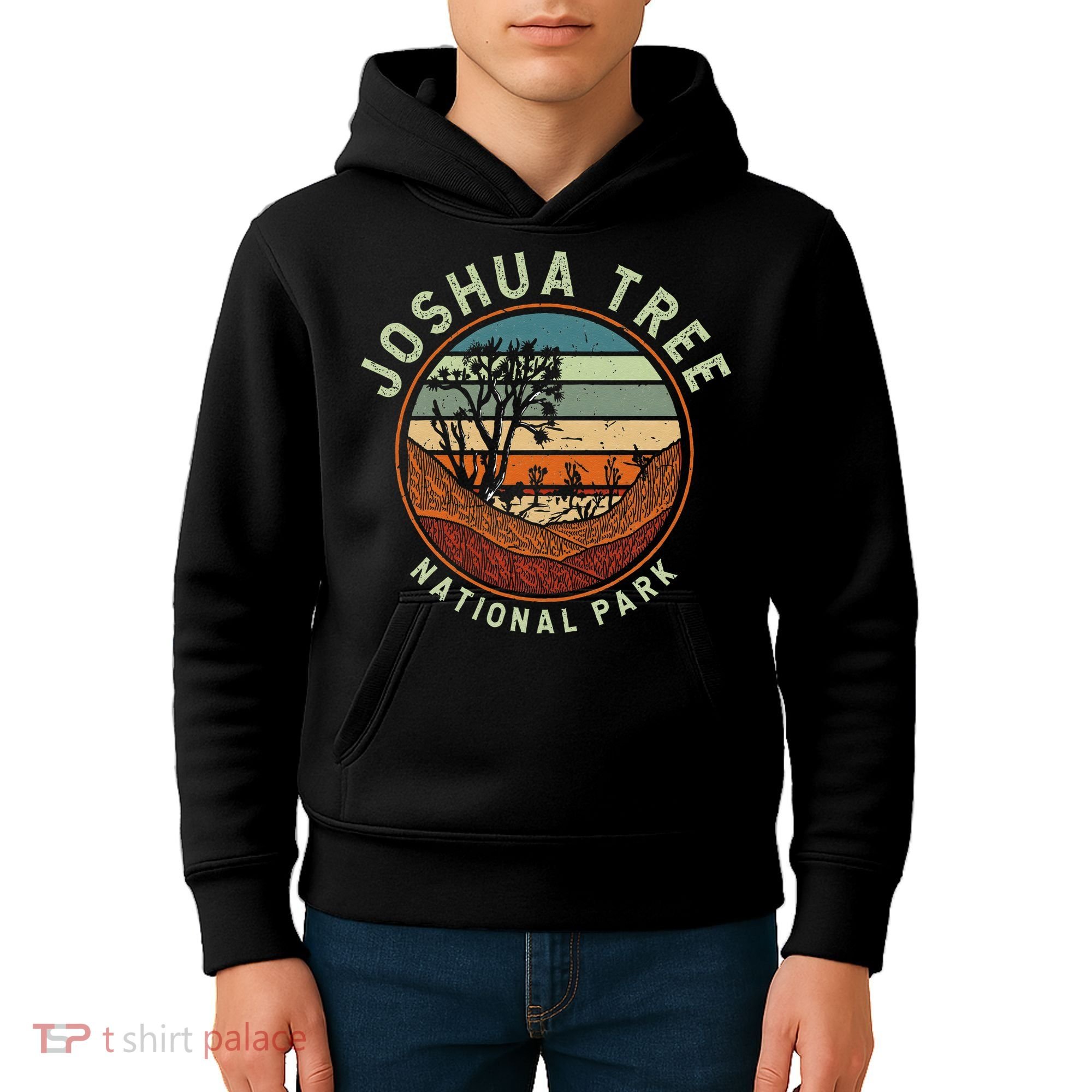 Nature Joshua Tree National Park Vacation Kids Hoodie