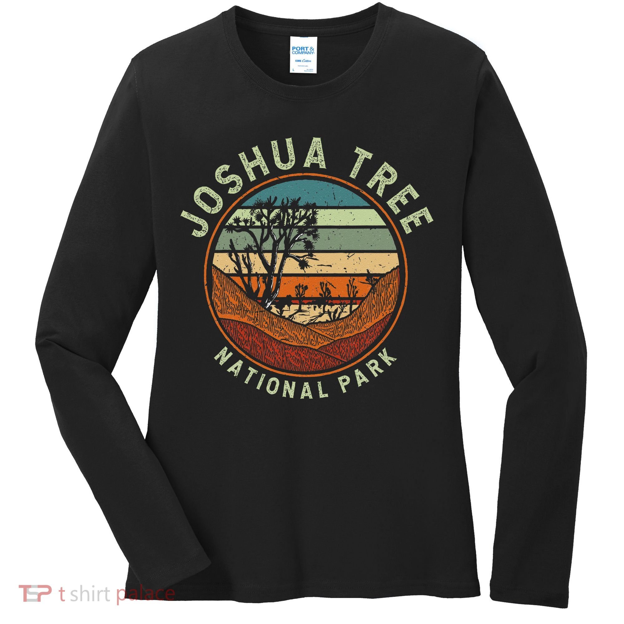 Nature Joshua Tree National Park Vacation Women's Long Sleeve Shirt