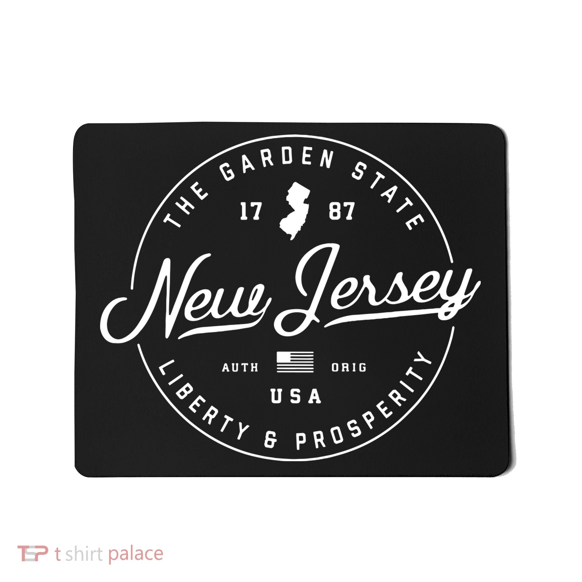 New Jersey Us State Travel Vacation Shirts Nj Usa Mousepad
