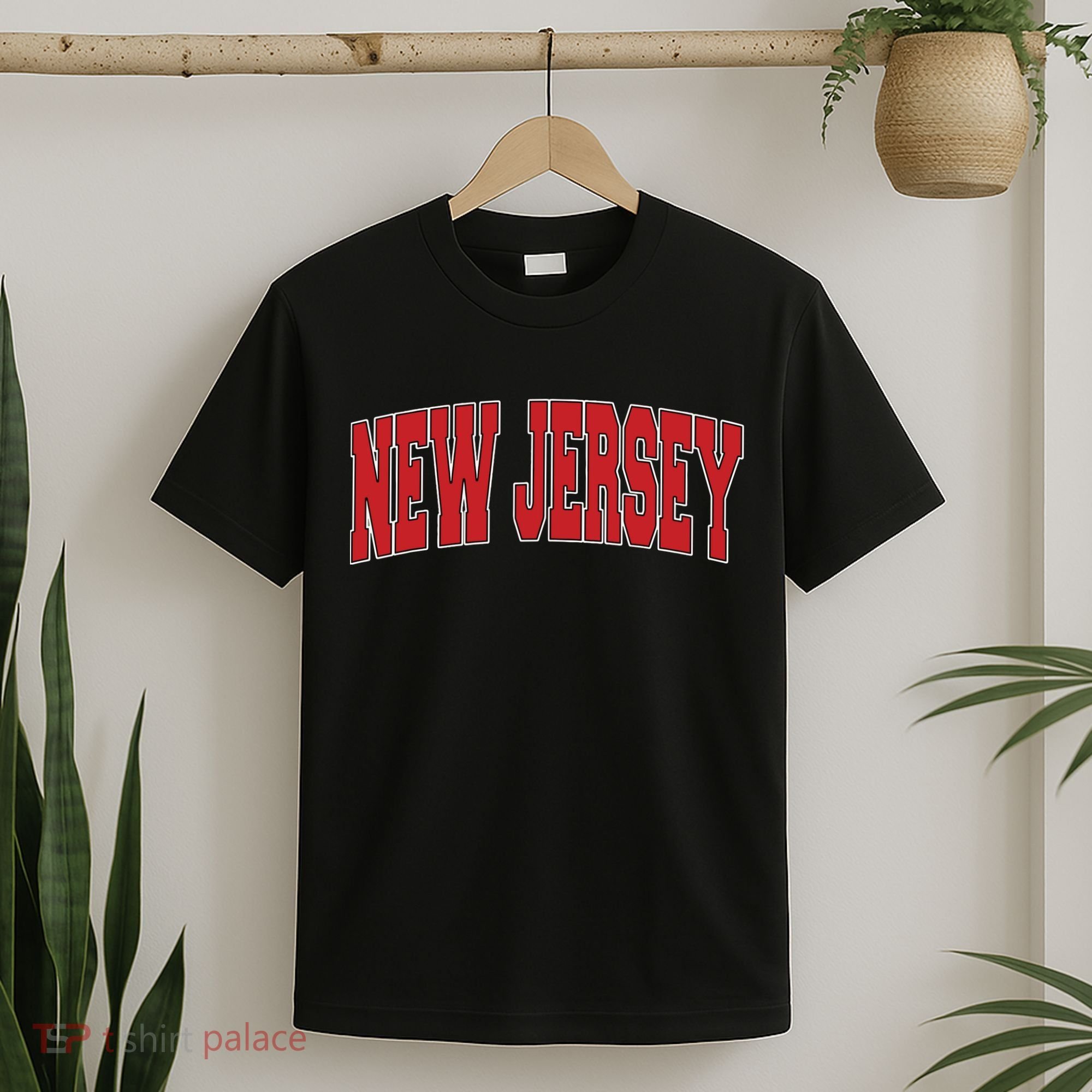New Jersey Usa State Nj Varsity Style Vintage Sports T-Shirt