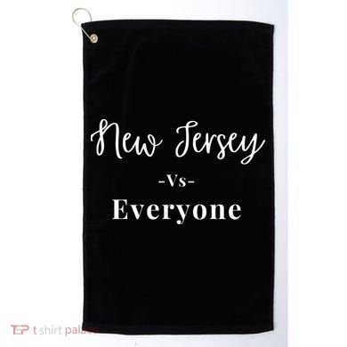 New Jersey Vs Everyone Golf Towel