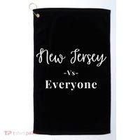 New Jersey Vs Everyone Golf Towel thumb 0