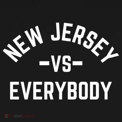 New Jersey Vs Everybody Womens Funnel Neck Pullover Hood