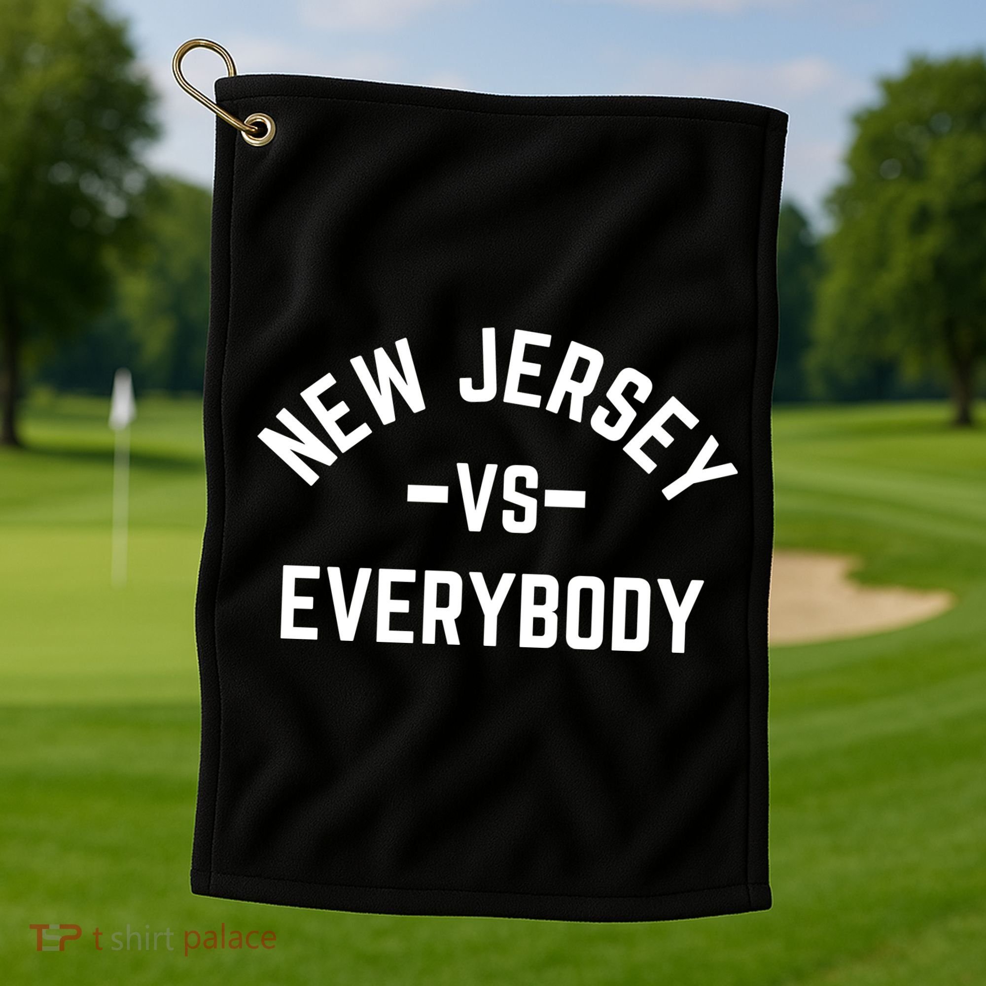 New Jersey Vs Everybody Golf Towel