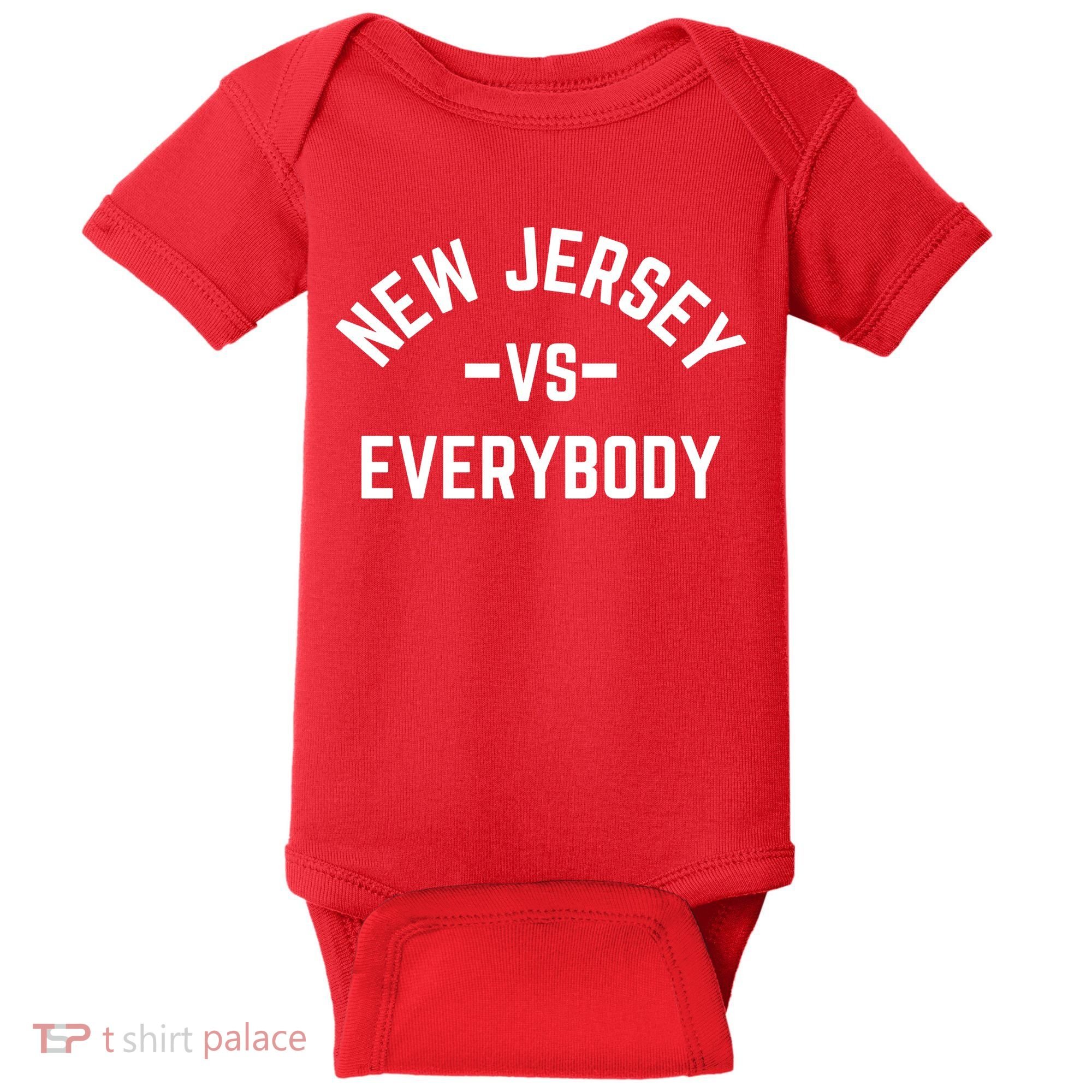 New Jersey Vs Everybody Baby Bodysuit
