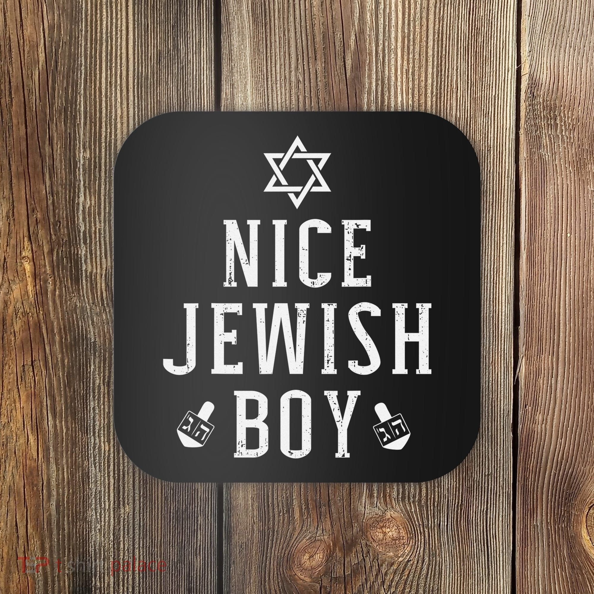 Nice jewish  with dreidel for hanukkah or Bar Mitzvah  Coaster