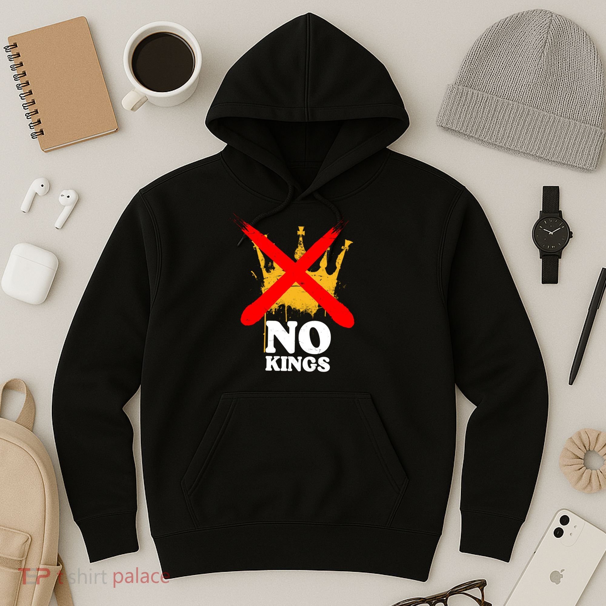 No King Anti-Trump Hoodie