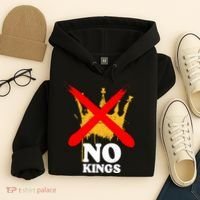 No King Anti-Trump Hoodie thumb 4