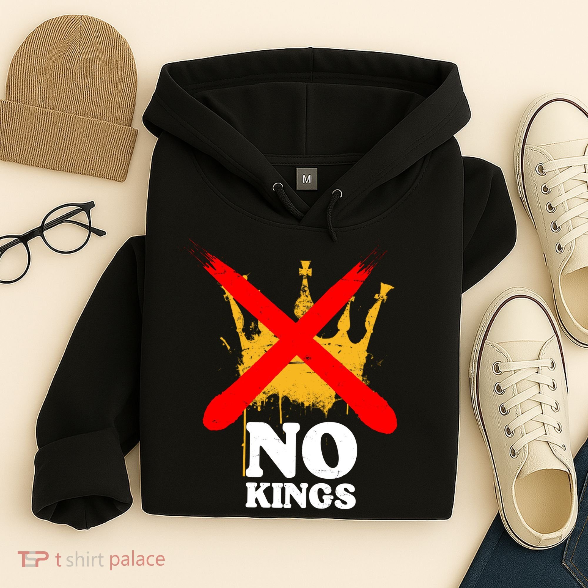 No King Anti-Trump Hoodie