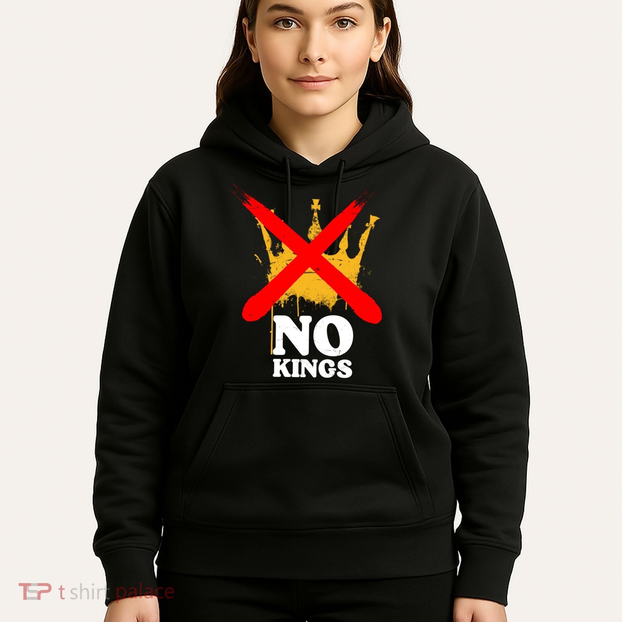 No King Anti-Trump Hoodie