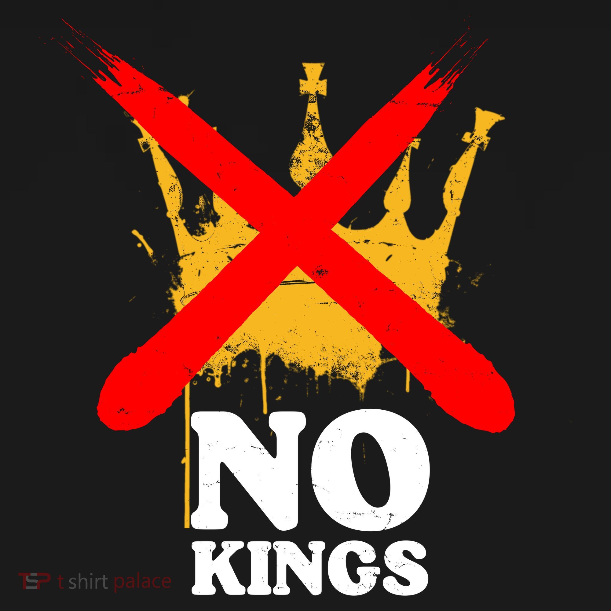 No King Anti-Trump Coaster