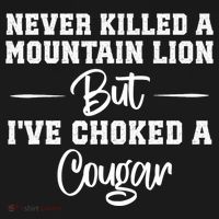 Never Killed A Mountain Lion But I've Choked A Cougar  Baby Bodysuit thumb 2