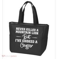 Never Killed A Mountain Lion But I've Choked A Cougar  Tote Bag thumb 3
